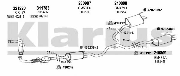  391285E Exhaust system 391285E: Buy near me in Poland at 2407.PL - Good price!