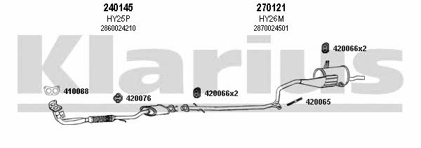  450011E Exhaust system 450011E: Buy near me in Poland at 2407.PL - Good price!
