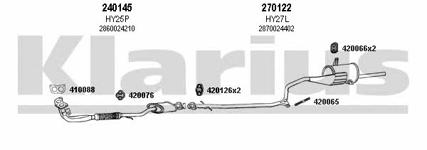  450012E Exhaust system 450012E: Buy near me in Poland at 2407.PL - Good price!