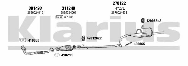 450019E Exhaust system 450019E: Buy near me in Poland at 2407.PL - Good price!