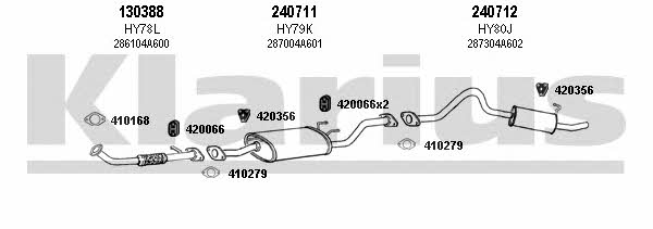  450045E Abgasanlage 450045E: Kaufen Sie zu einem guten Preis in Polen bei 2407.PL!