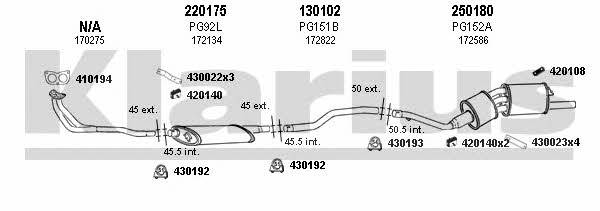  630203E Abgasanlage 630203E: Kaufen Sie zu einem guten Preis in Polen bei 2407.PL!