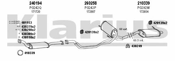 Klarius 630280E Układ wydechowy 630280E: Dobra cena w Polsce na 2407.PL - Kup Teraz!