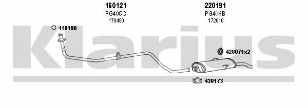 Klarius 630288E Abgasanlage 630288E: Kaufen Sie zu einem guten Preis in Polen bei 2407.PL!