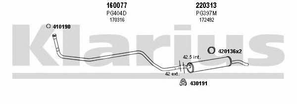  630289E Exhaust system 630289E: Buy near me in Poland at 2407.PL - Good price!