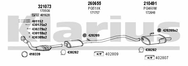 Klarius 630353E Abgasanlage 630353E: Kaufen Sie zu einem guten Preis in Polen bei 2407.PL!