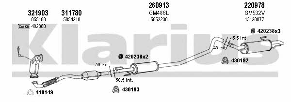  391363E Exhaust system 391363E: Buy near me in Poland at 2407.PL - Good price!