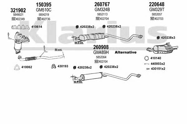  391391E Abgasanlage 391391E: Kaufen Sie zu einem guten Preis in Polen bei 2407.PL!