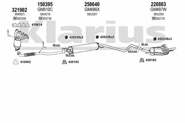  391393E Abgasanlage 391393E: Kaufen Sie zu einem guten Preis in Polen bei 2407.PL!