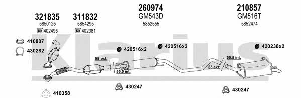  391412E Exhaust system 391412E: Buy near me in Poland at 2407.PL - Good price!