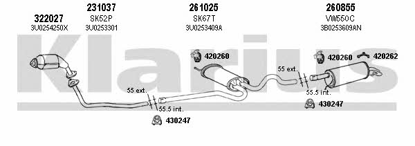  780098E Exhaust system 780098E: Buy near me in Poland at 2407.PL - Good price!