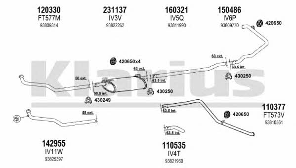  470017E Układ wydechowy 470017E: Dobra cena w Polsce na 2407.PL - Kup Teraz!