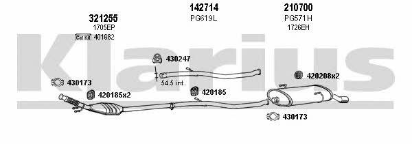  630567E Abgasanlage 630567E: Kaufen Sie zu einem guten Preis in Polen bei 2407.PL!