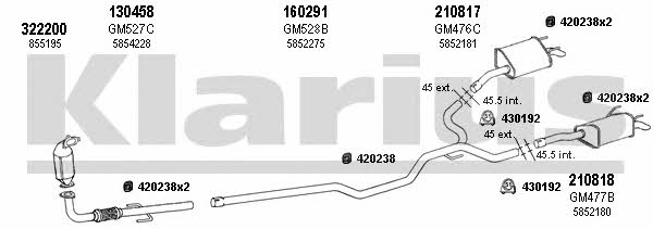  391468E Abgasanlage 391468E: Kaufen Sie zu einem guten Preis in Polen bei 2407.PL!