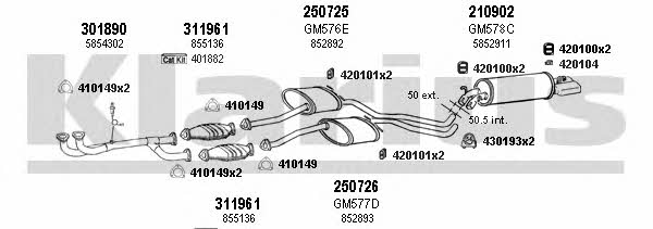  391558E Exhaust system 391558E: Buy near me in Poland at 2407.PL - Good price!