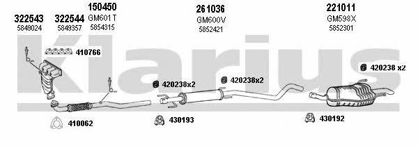  391619E Exhaust system 391619E: Buy near me in Poland at 2407.PL - Good price!