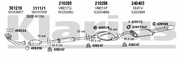  790043E Exhaust system 790043E: Buy near me in Poland at 2407.PL - Good price!