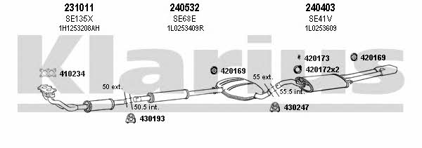  790044E Abgasanlage 790044E: Kaufen Sie zu einem guten Preis in Polen bei 2407.PL!