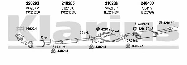  790056E Abgasanlage 790056E: Kaufen Sie zu einem guten Preis in Polen bei 2407.PL!