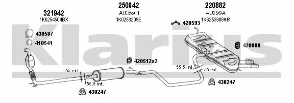  940573E Exhaust system 940573E: Buy near me in Poland at 2407.PL - Good price!
