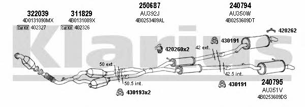  940628E Exhaust system 940628E: Buy near me in Poland at 2407.PL - Good price!