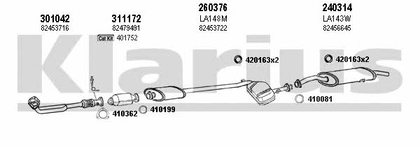  510069E Exhaust system 510069E: Buy near me in Poland at 2407.PL - Good price!