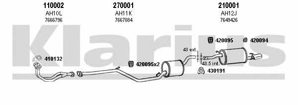  510115E Exhaust system 510115E: Buy near me in Poland at 2407.PL - Good price!