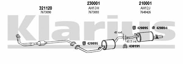  510116E Exhaust system 510116E: Buy near me in Poland at 2407.PL - Good price!