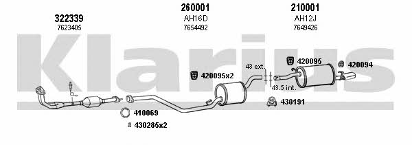  510122E Exhaust system 510122E: Buy near me in Poland at 2407.PL - Good price!