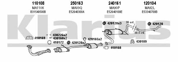  570049E Exhaust system 570049E: Buy near me in Poland at 2407.PL - Good price!
