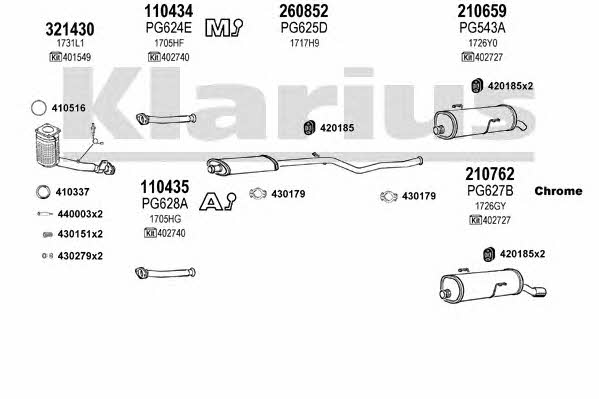  630689E Abgasanlage 630689E: Kaufen Sie zu einem guten Preis in Polen bei 2407.PL!