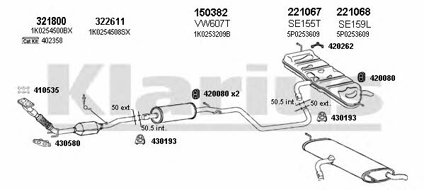  790226E Exhaust system 790226E: Buy near me in Poland at 2407.PL - Good price!