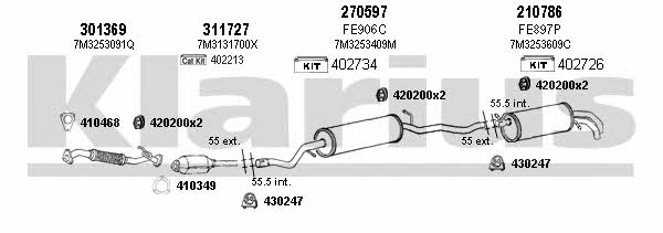 790270E Exhaust system 790270E: Buy near me in Poland at 2407.PL - Good price!