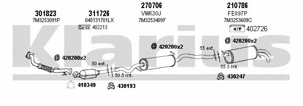  790294E Exhaust system 790294E: Buy near me in Poland at 2407.PL - Good price!