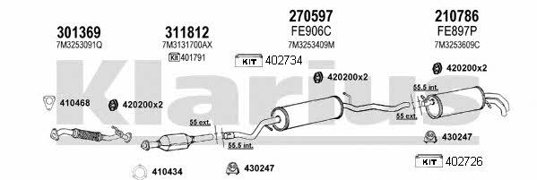  790296E Exhaust system 790296E: Buy near me in Poland at 2407.PL - Good price!