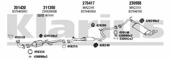  570146E Exhaust system 570146E: Buy near me in Poland at 2407.PL - Good price!
