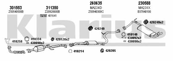  570148E Exhaust system 570148E: Buy near me in Poland at 2407.PL - Good price!
