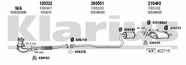  570161E Abgasanlage 570161E: Kaufen Sie zu einem guten Preis in Polen bei 2407.PL!