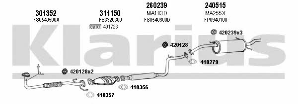  570210E Exhaust system 570210E: Buy near me in Poland at 2407.PL - Good price!