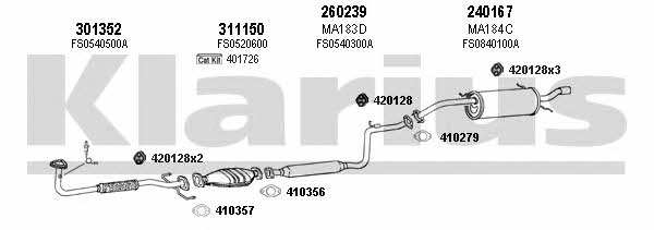  570211E Exhaust system 570211E: Buy near me in Poland at 2407.PL - Good price!
