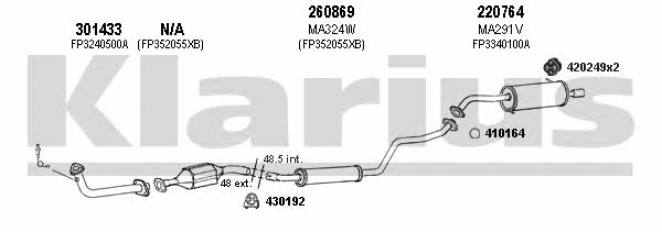  570219E Exhaust system 570219E: Buy near me in Poland at 2407.PL - Good price!