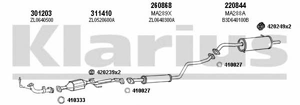  570235E Exhaust system 570235E: Buy near me in Poland at 2407.PL - Good price!