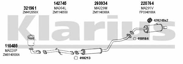  570240E Exhaust system 570240E: Buy near me in Poland at 2407.PL - Good price!