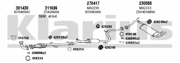  570252E Exhaust system 570252E: Buy near me in Poland at 2407.PL - Good price!