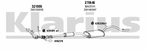  570259E Abgasanlage 570259E: Kaufen Sie zu einem guten Preis in Polen bei 2407.PL!