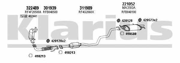  570280E Exhaust system 570280E: Buy near me in Poland at 2407.PL - Good price!