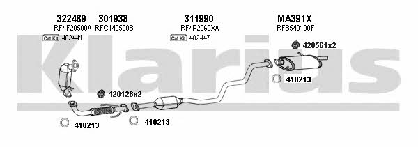  570281E Abgasanlage 570281E: Kaufen Sie zu einem guten Preis in Polen bei 2407.PL!