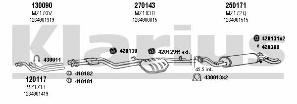  600071E Exhaust system 600071E: Buy near me in Poland at 2407.PL - Good price!
