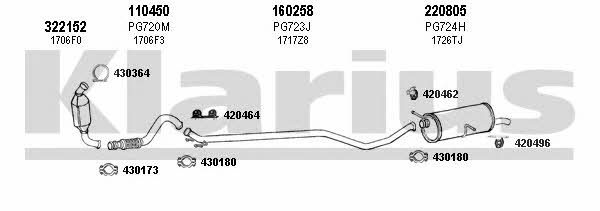 Klarius 630963E Abgasanlage 630963E: Kaufen Sie zu einem guten Preis in Polen bei 2407.PL!