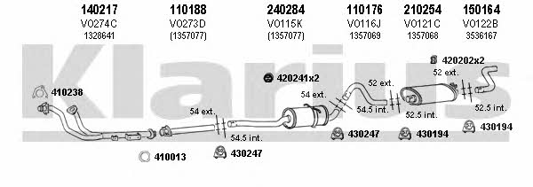 Klarius 960160E Układ wydechowy 960160E: Dobra cena w Polsce na 2407.PL - Kup Teraz!